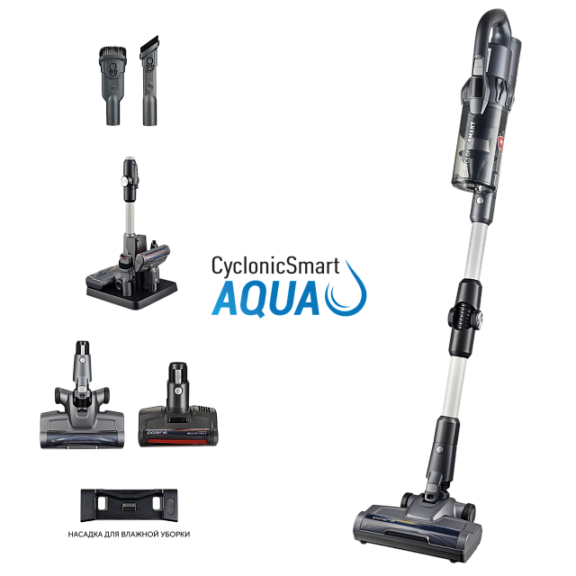 Беспроводной пылесос Polaris PVCS 4060 CyclonicSmart Graphite ...